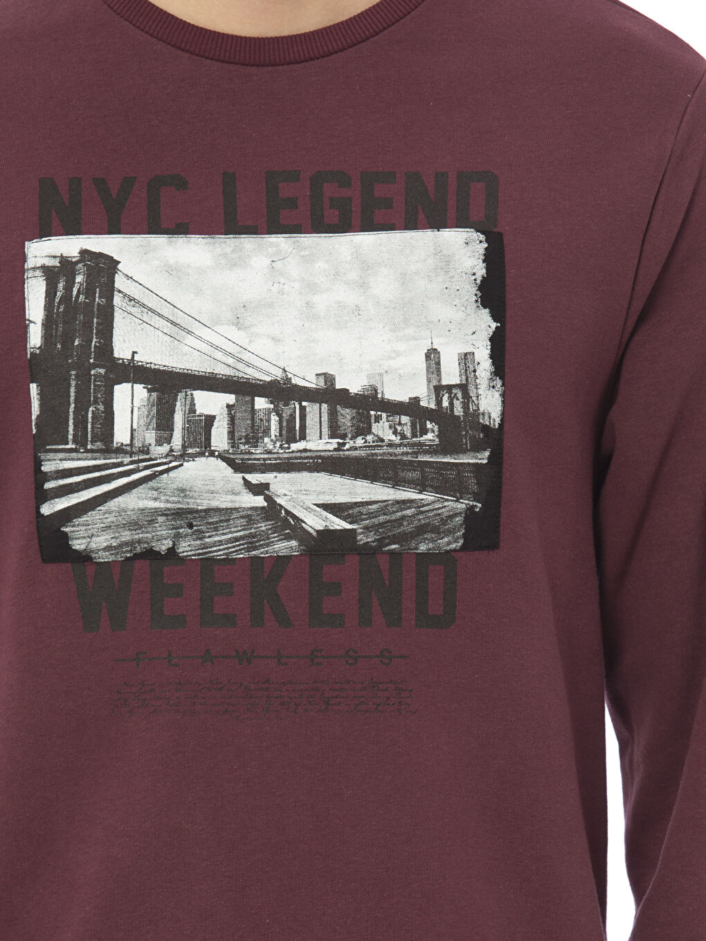 Man BORDEAUX Sweatshirt-3