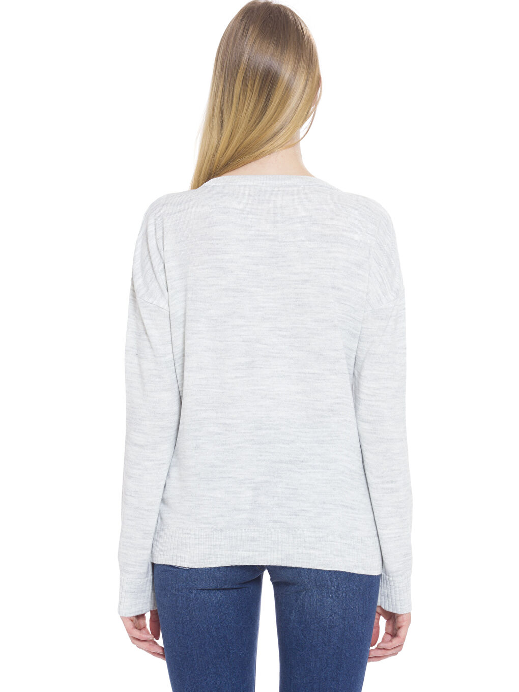 LCW Vision Woman GREY Sweater -7K8206Z8-D5P