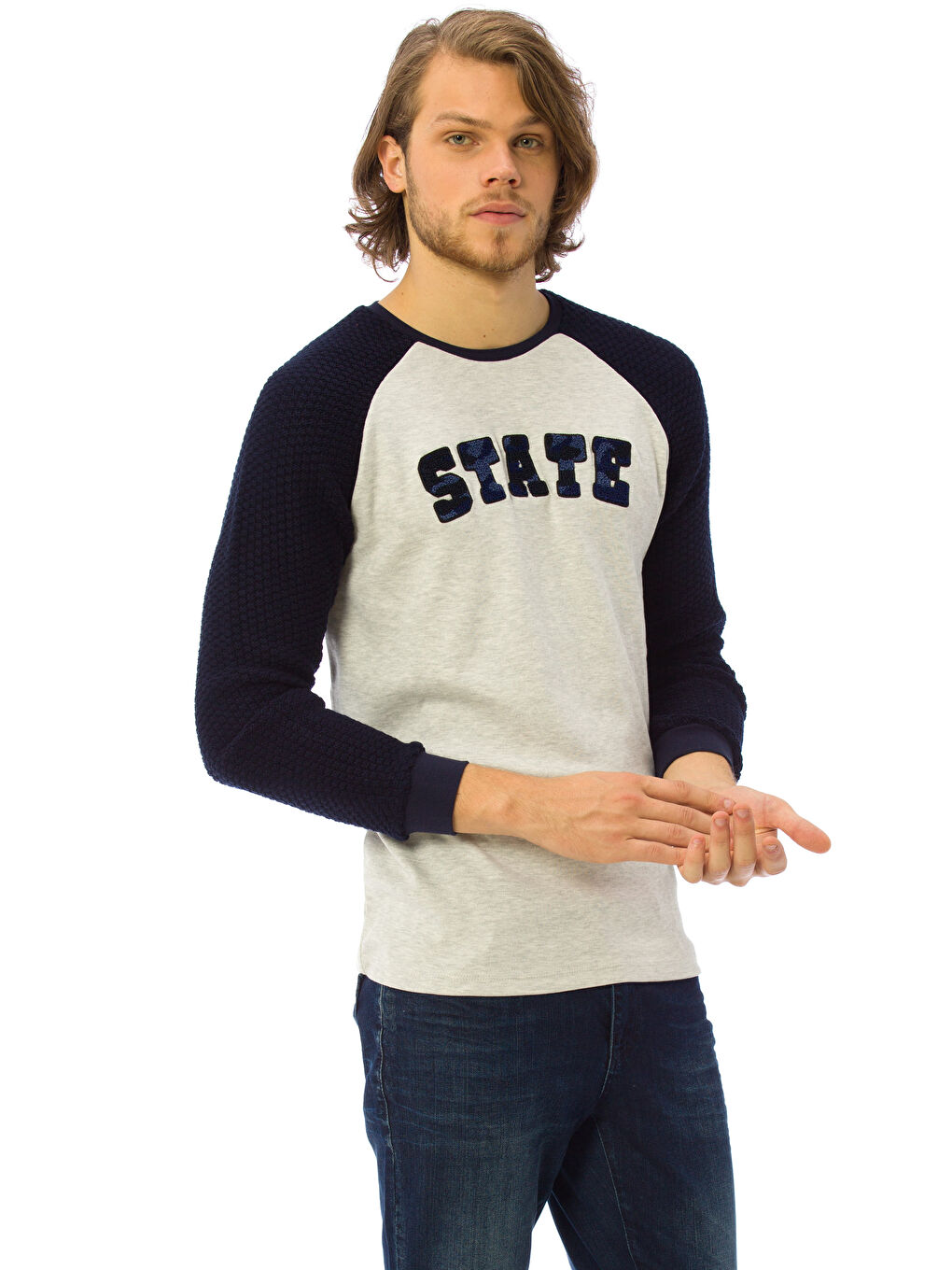 XSIDE Mann DUNKELBLAU Sweatshirt -7K8518Z8-J2Y