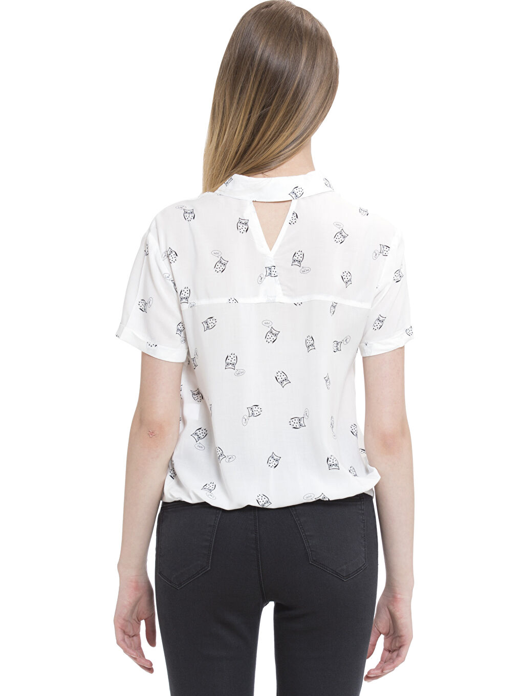 Ekru-Fuşya Gömlek-1