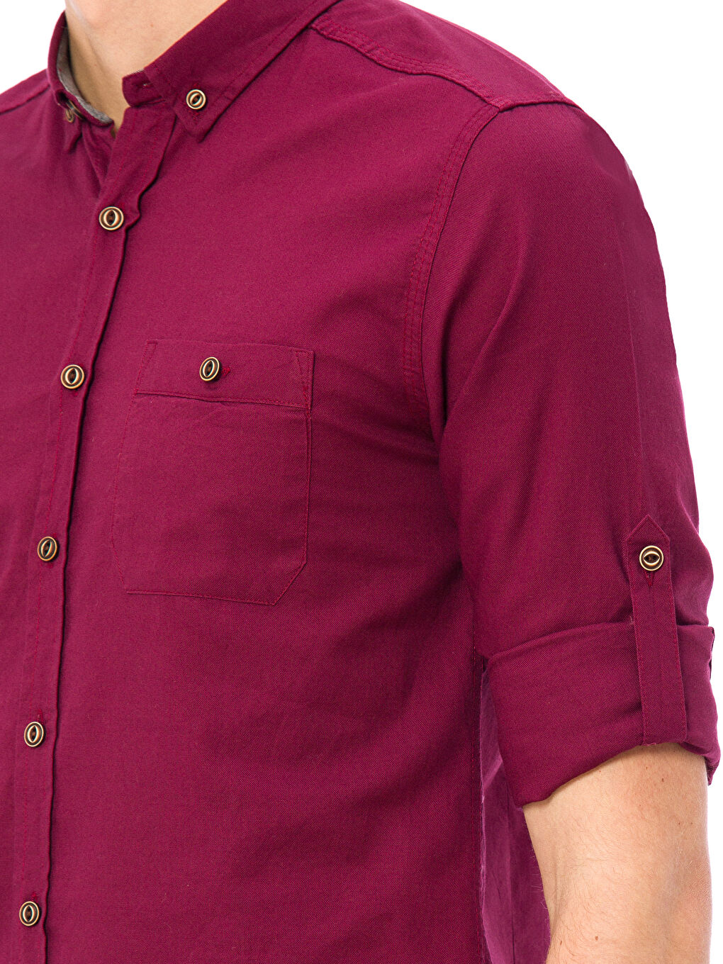 XSIDE Chemise ROUGE BORDEAUX Homme -7K9159Z8-CWK