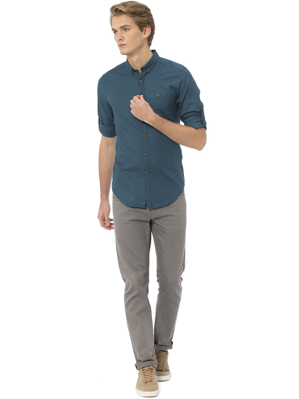 قميص بترولي رجال-2