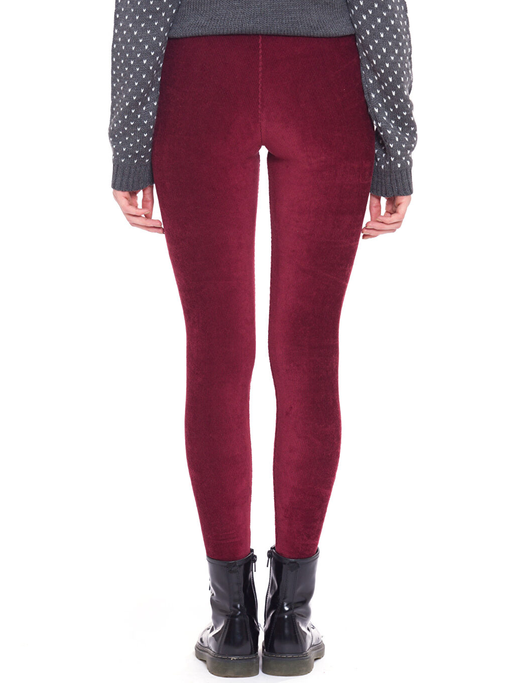 Woman BORDEAUX Leggings-1