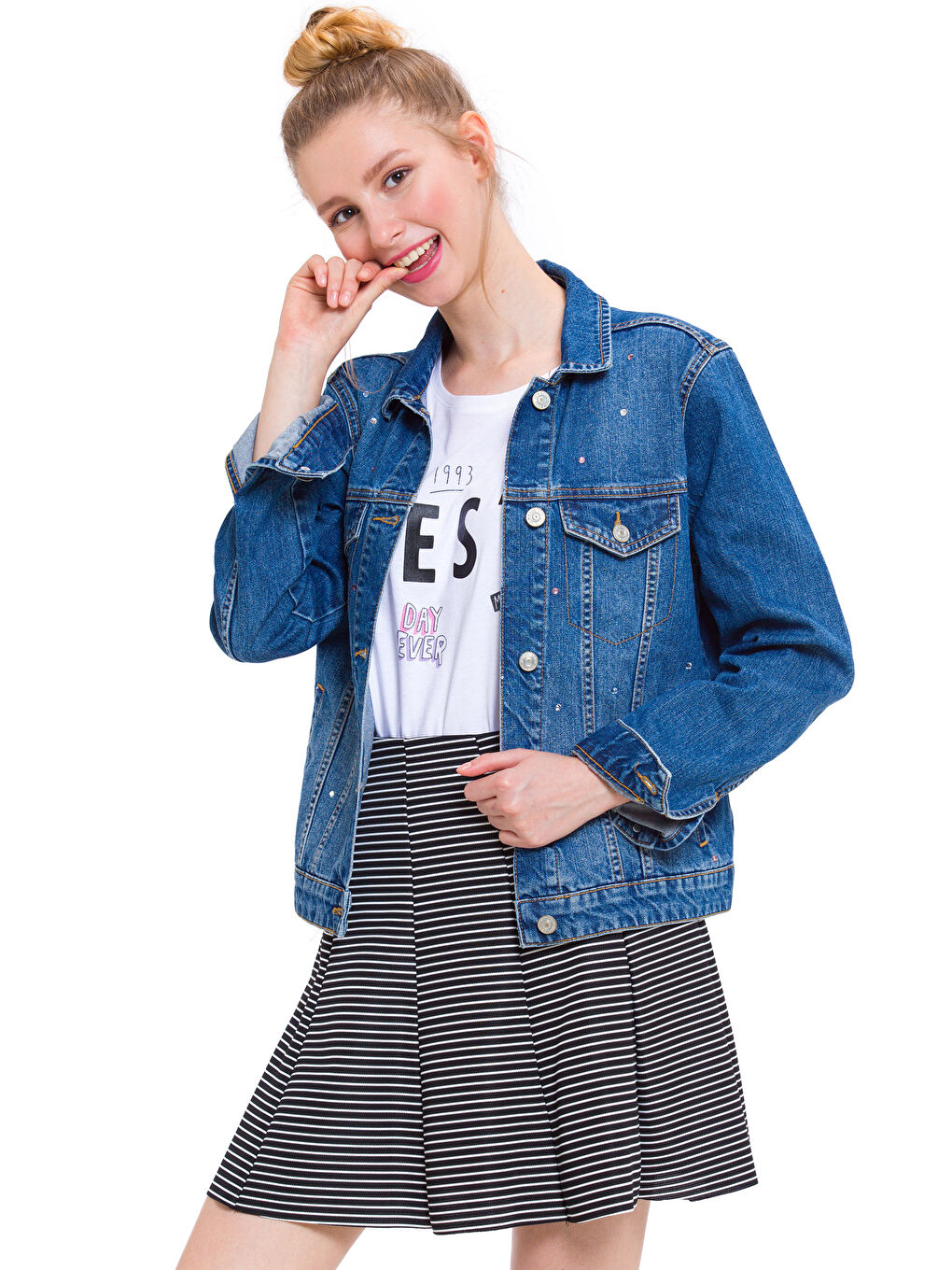 Veste en jean INDIGO Femme-1