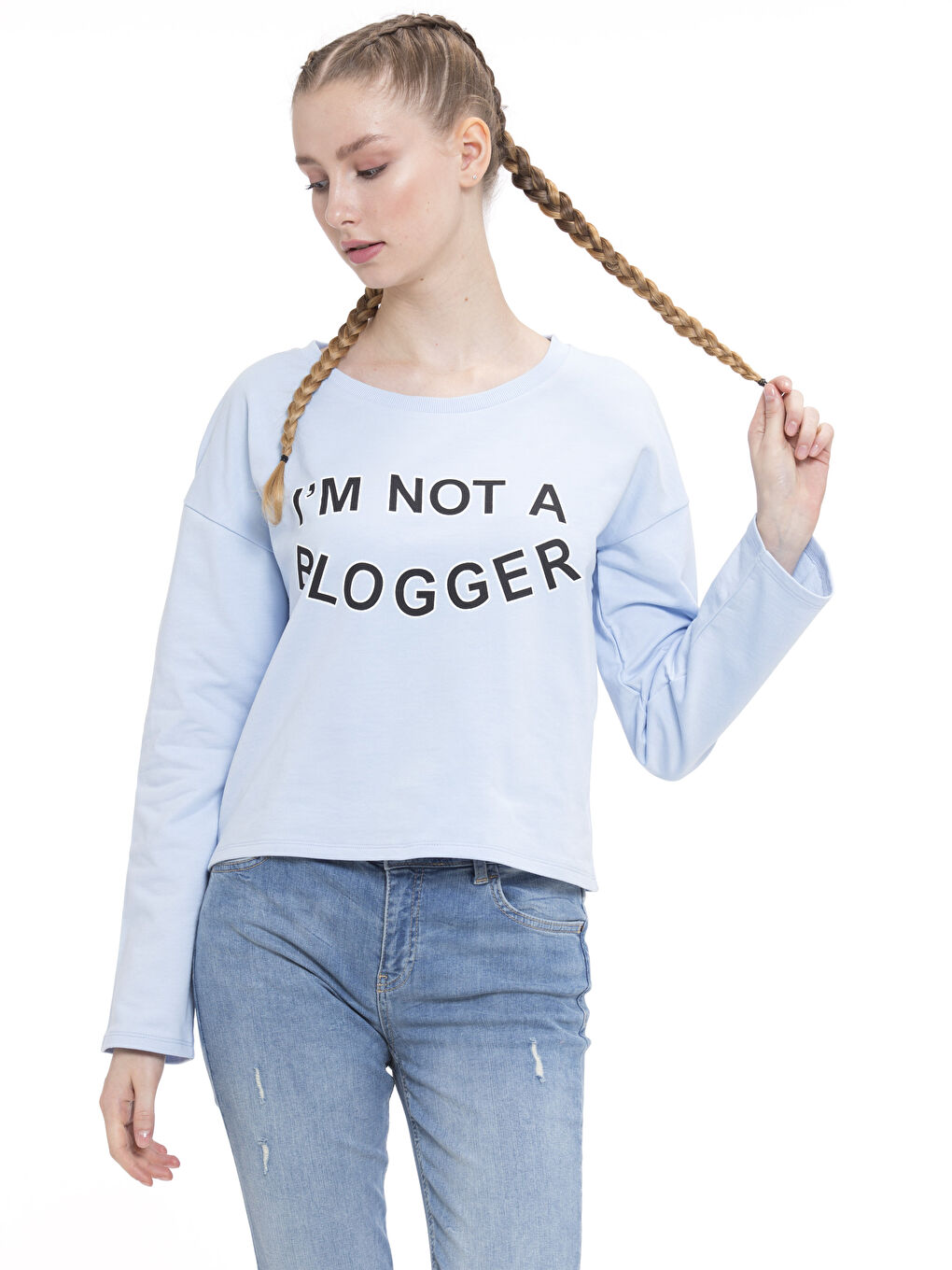 Açık Bebek Mavi Tişört