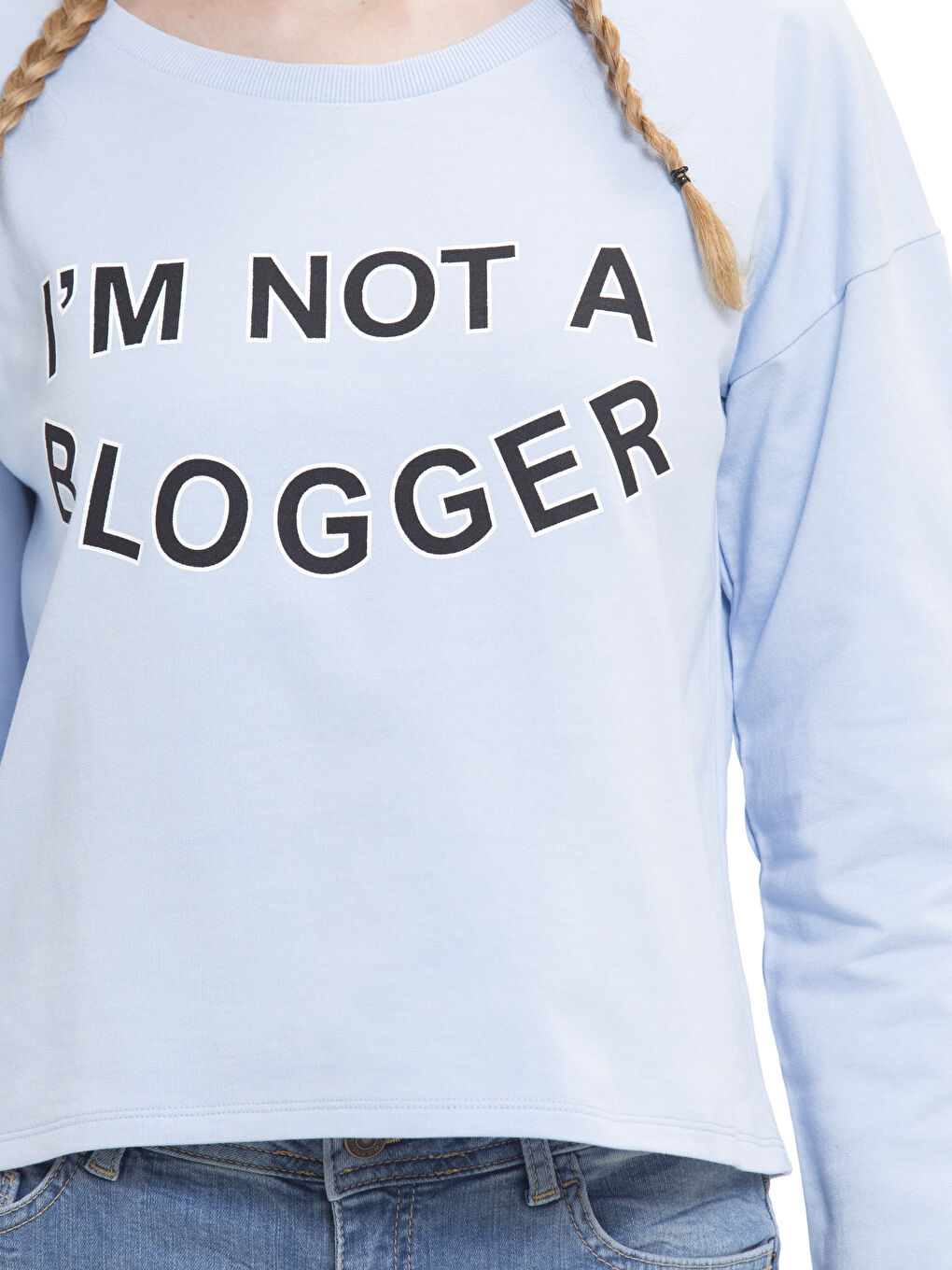 Açık Bebek Mavi Tişört-3