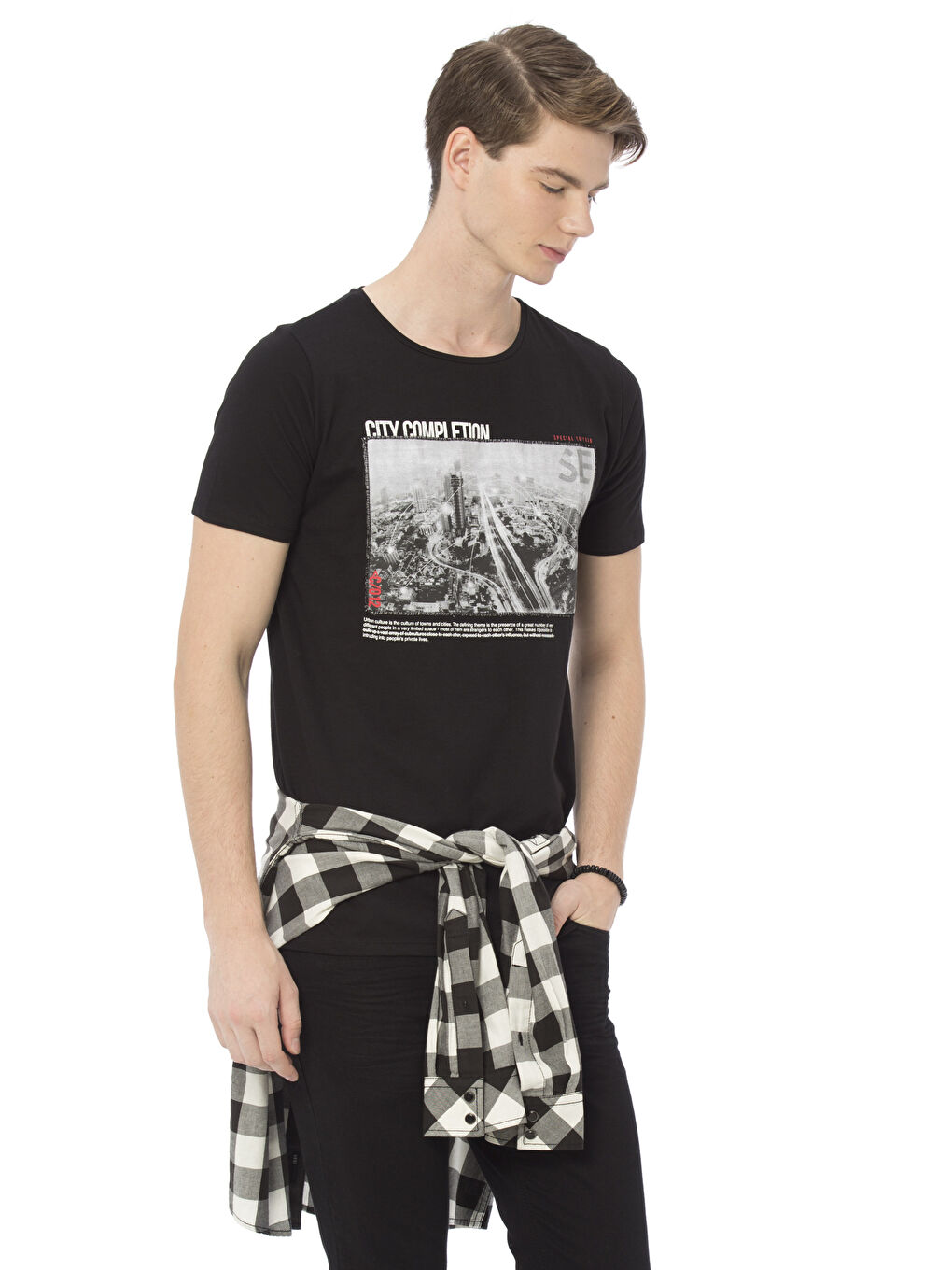 XSIDE Rundhalsausschnitt Herren T-Shirt -7K9779Z8-J0F