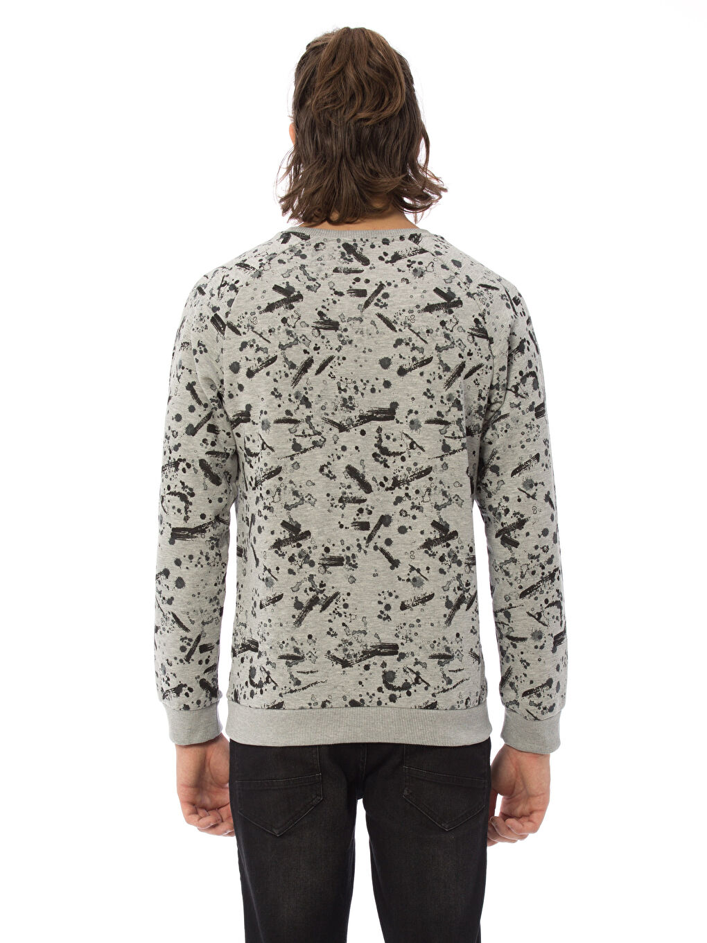 Pembe-Lila-Beyaz Sweatshirt-1