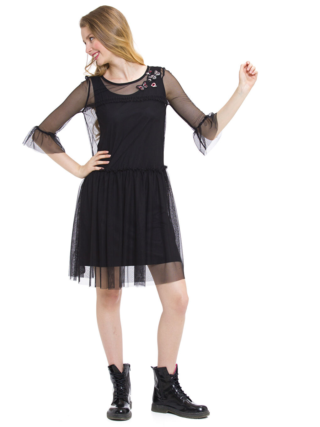 LCW Vision Robe NOIR Femme -7KG284Z8-CVL