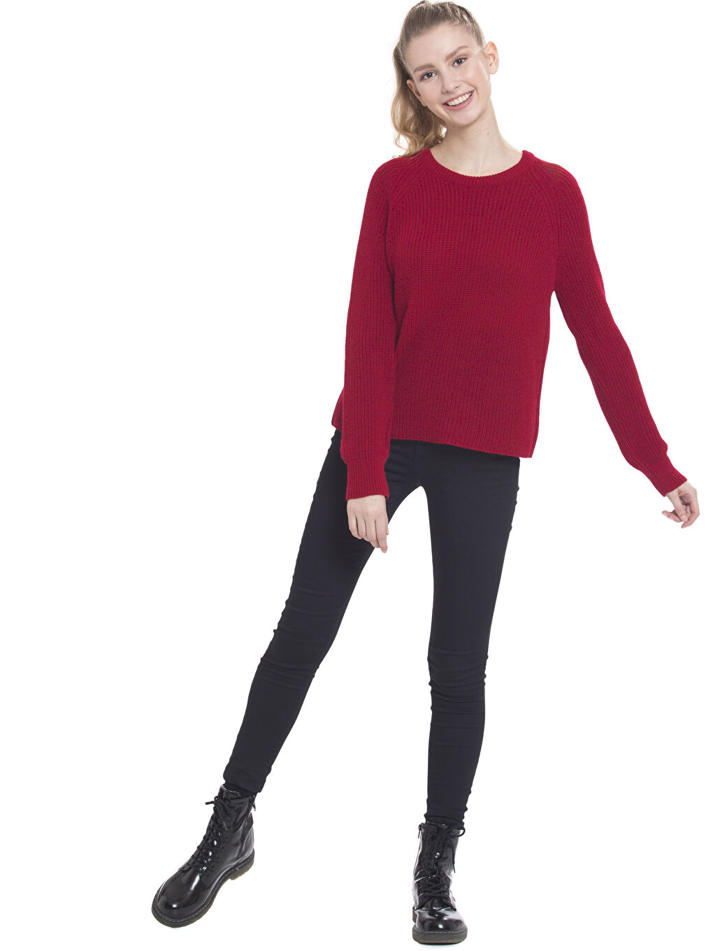 LCW Vision Woman BLACK Trousers -7KJ590Z8-CVL