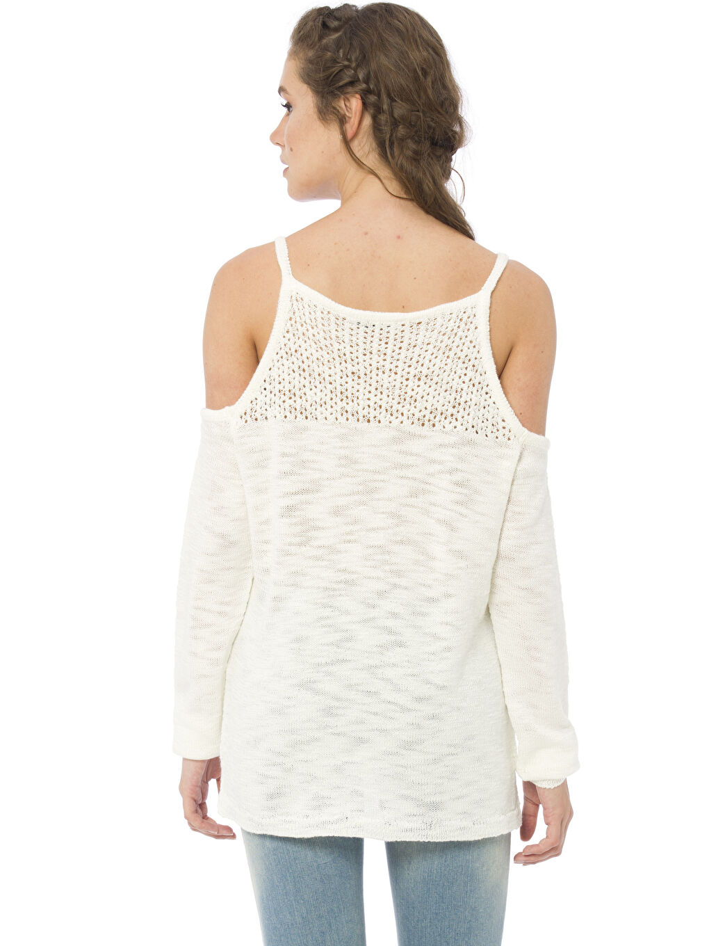 LCW Vision Frau ECRU Pullover -7KJ693Z8-D3W