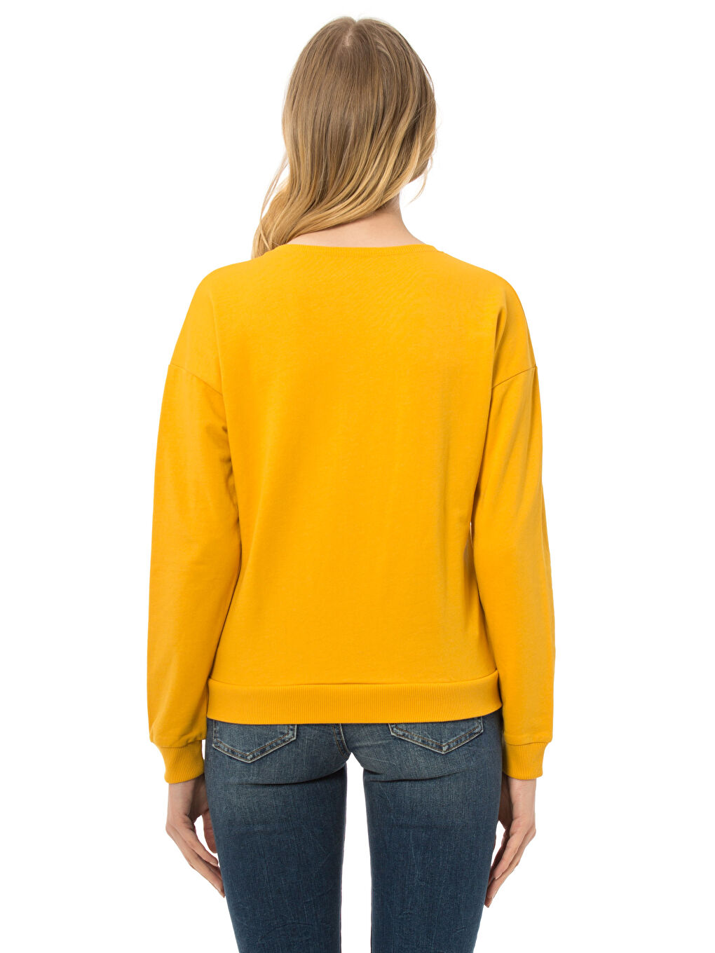 Koyu Sarı Sweatshirt-2