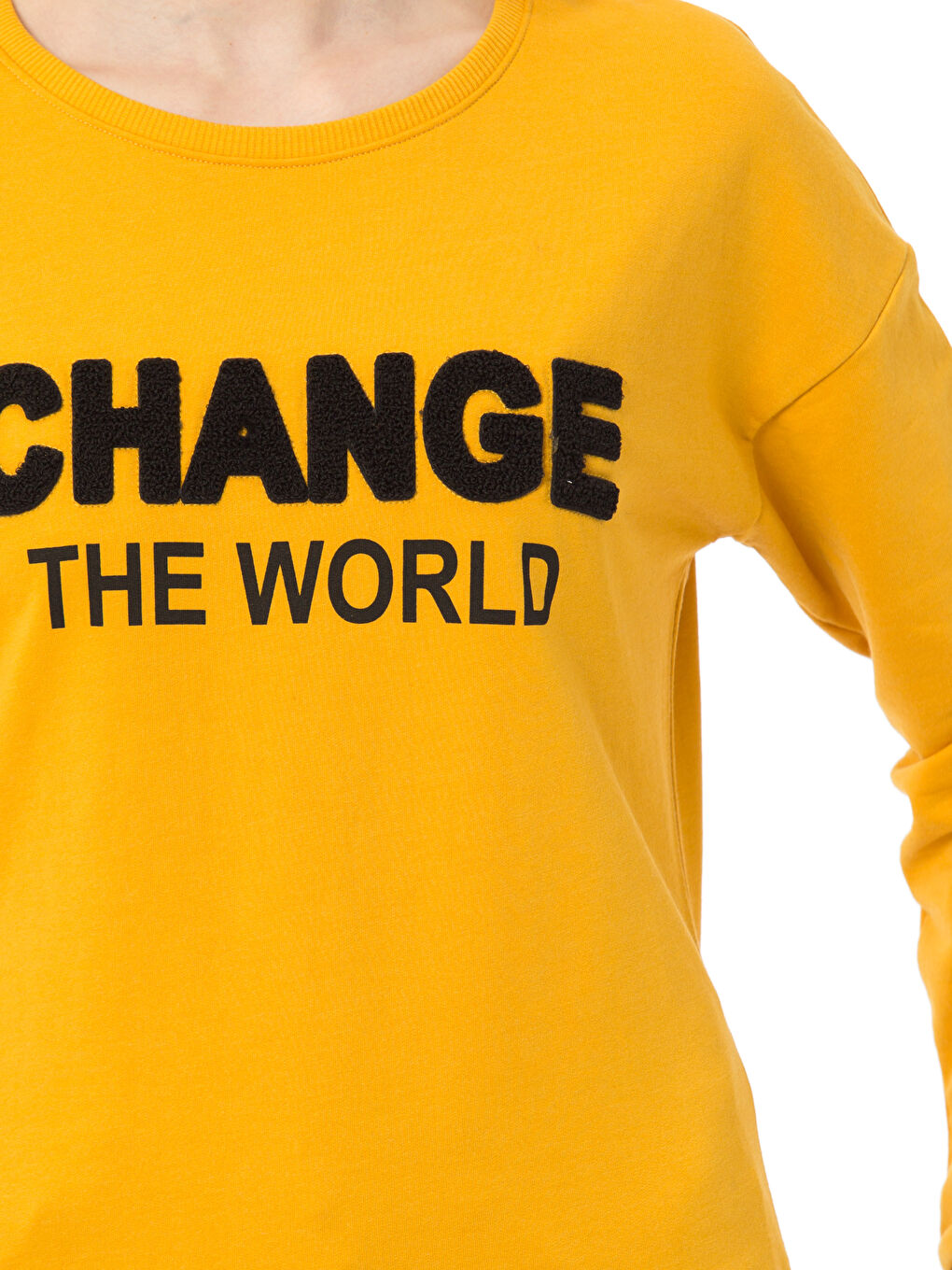 Koyu Sarı Sweatshirt-4