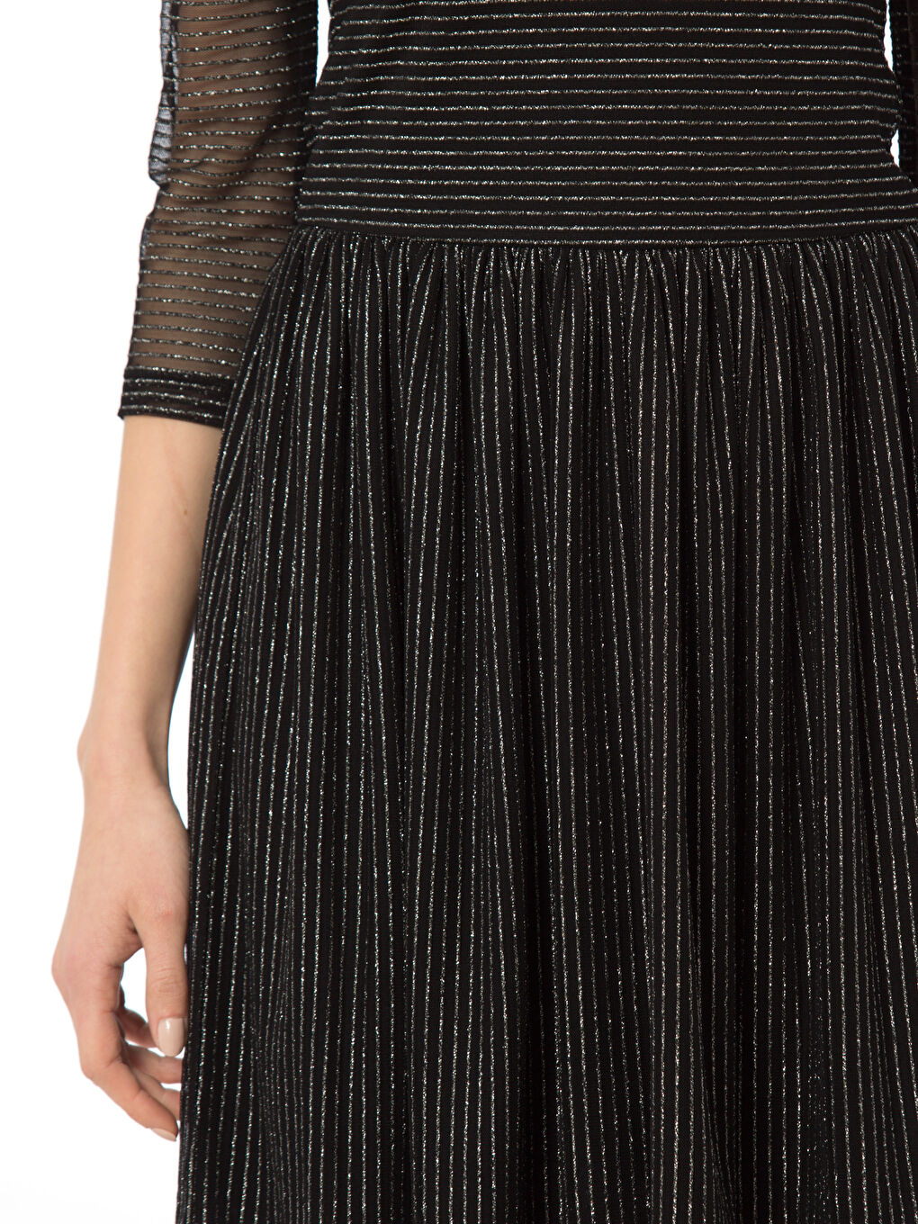LCW Vision Frau SCHWARZ Kleid -7KK008Z8-CVL