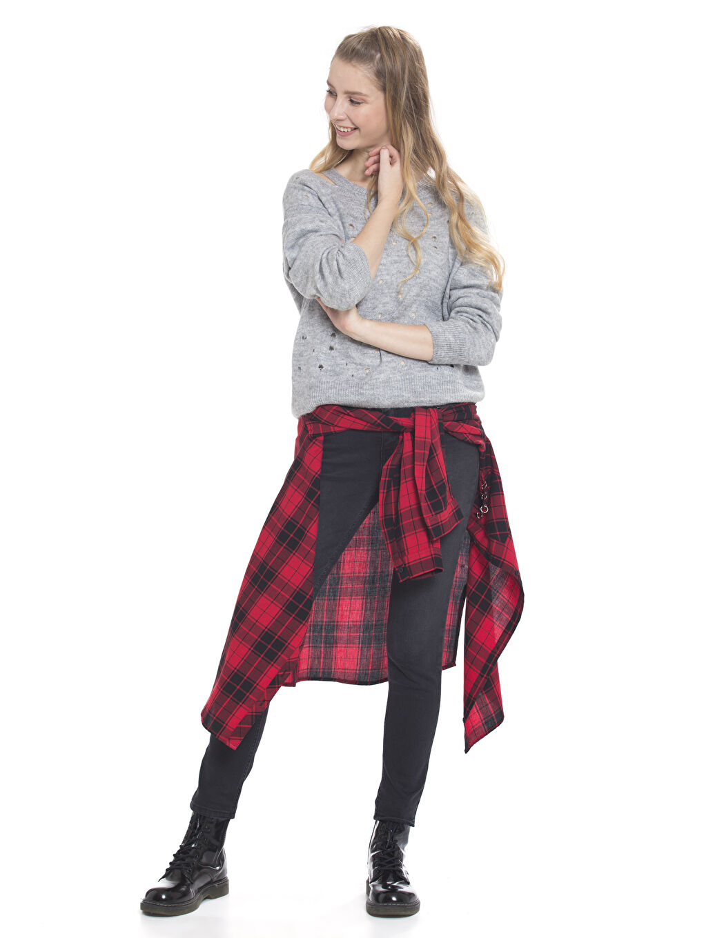 Pulover GRI Femeie-3