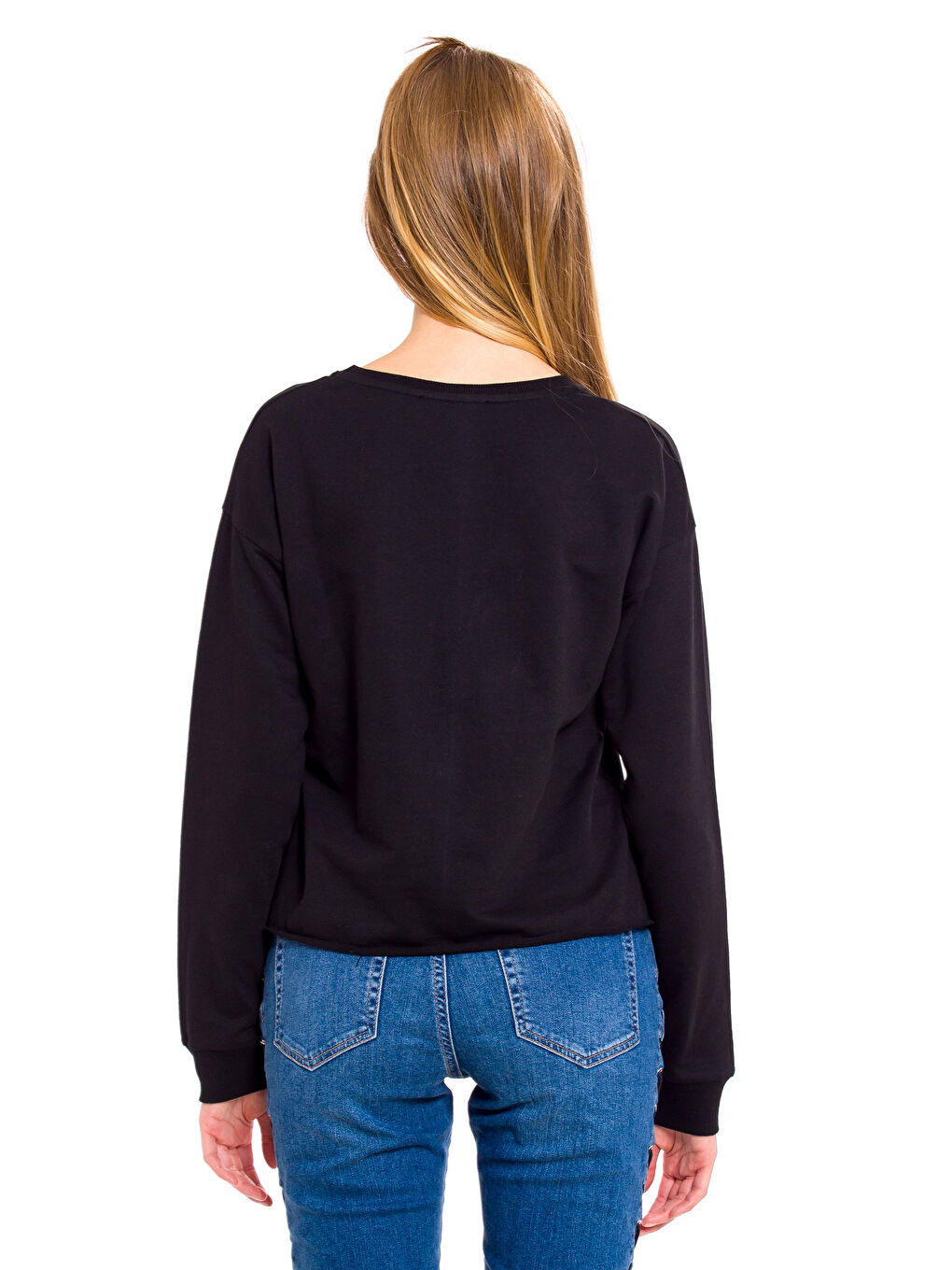 LCW Vision Woman BLACK T-Shirt -7KK377Z8-CVL
