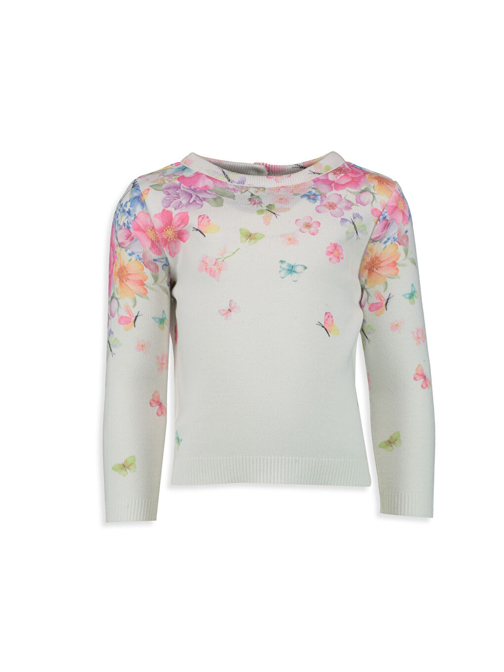 Ekru Baskılı Kazak