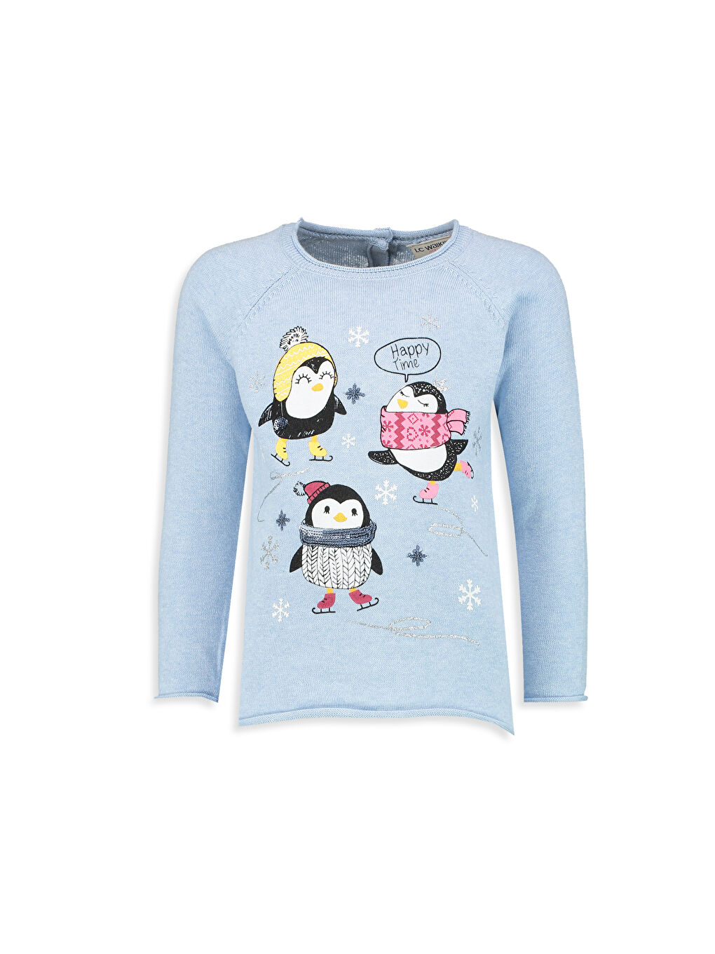 LCW Kids Girl BLUE Sweater -7K0202Z4-354