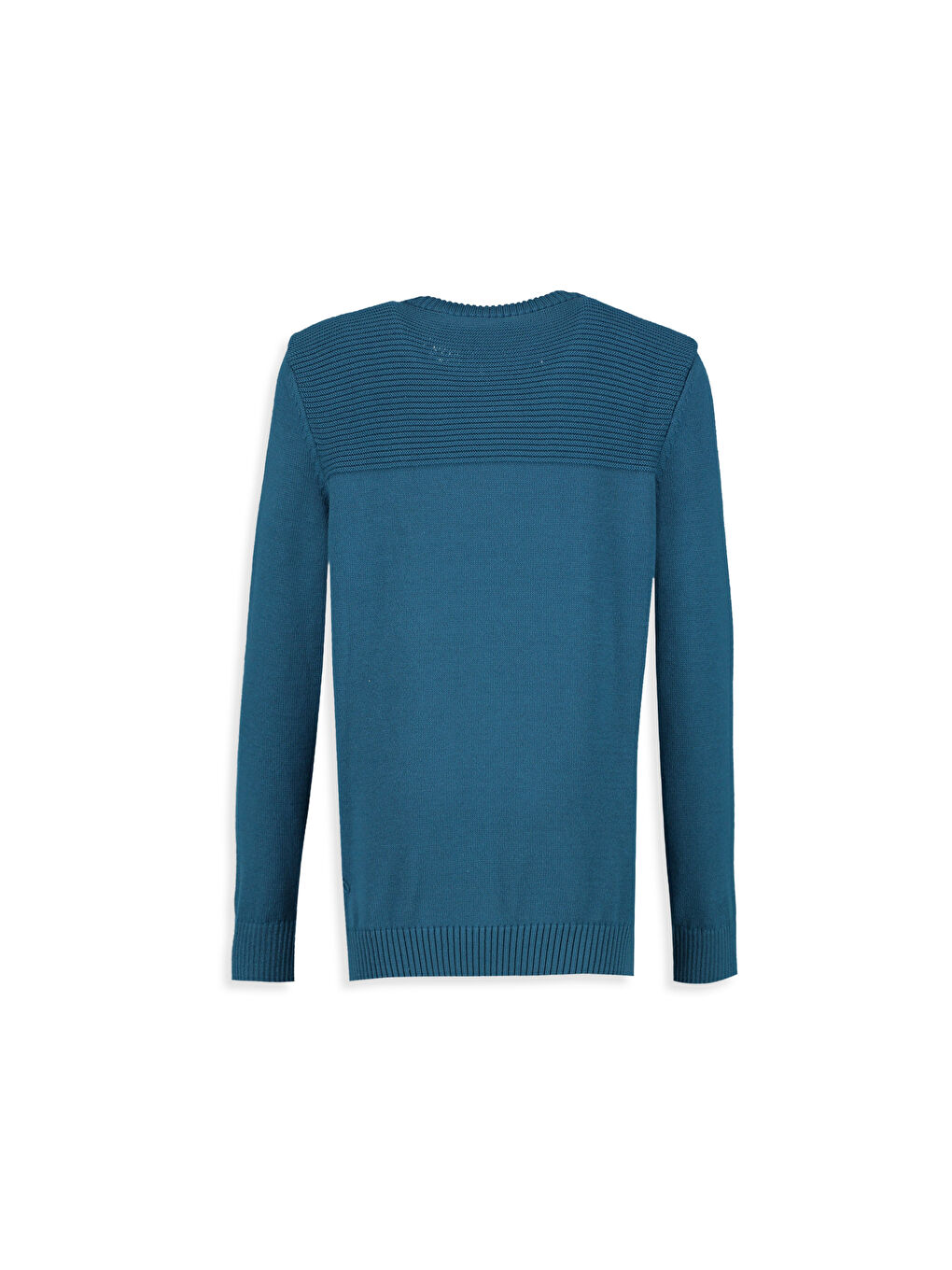 LCW Kids Crew Neck Basic Long Sleeve Boy Thin Tricot Sweater -7K0219Z4-HFG