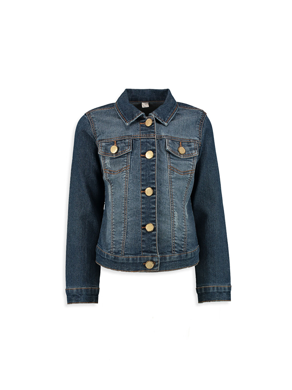 LCW Kids Girl INDIGO Denim Jacket -7K0223Z4-309