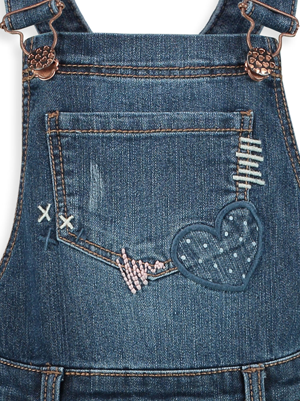 Girl's Jean Overalls-2