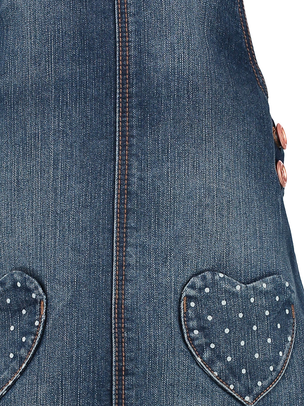 Girl's Overalls Dress-2