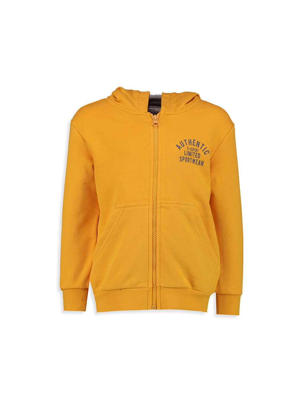 Boy YELLOW Zip-Up Sweatshirt