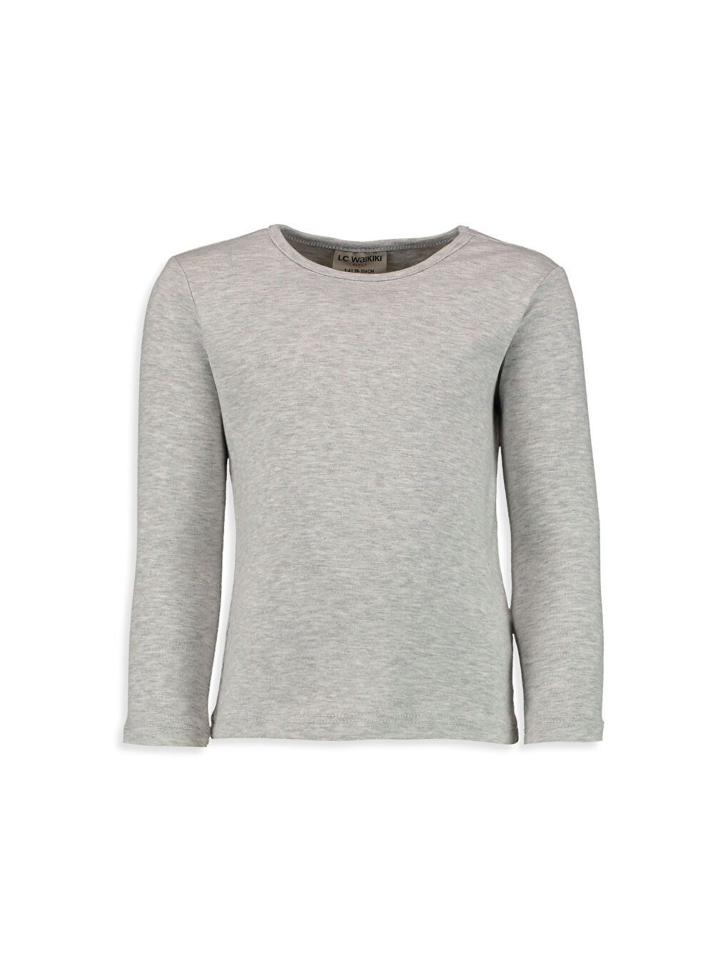 Açık Gri Melanj Tişört