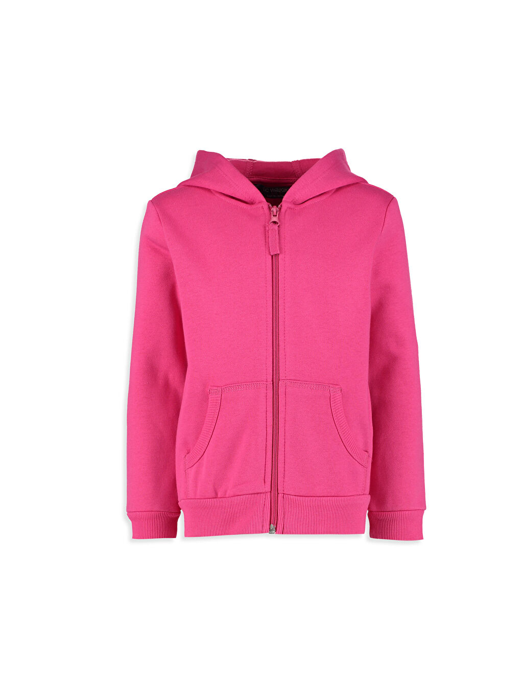 Girl FUCHSIA Zip-Up Sweatshirt