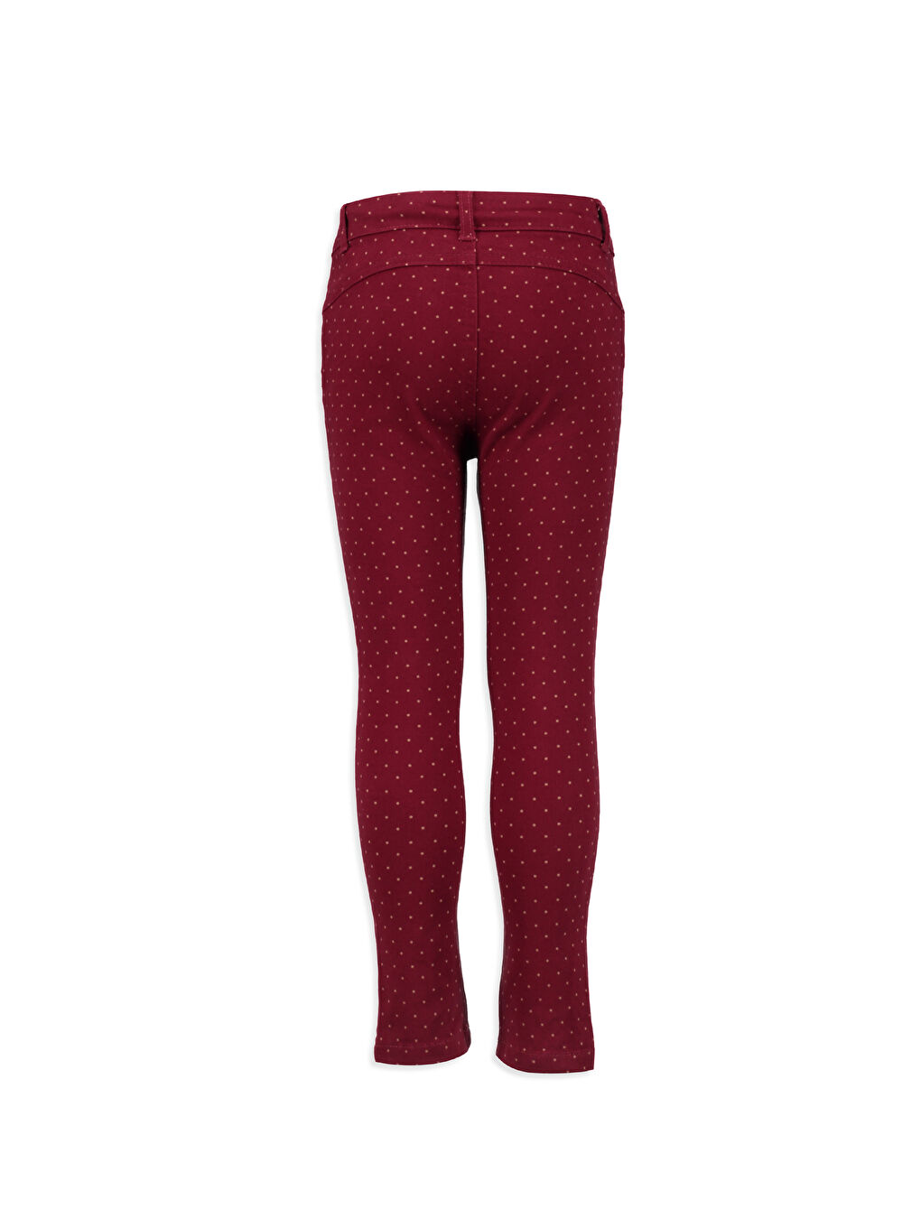 Девочки Бордовый Брюки-2