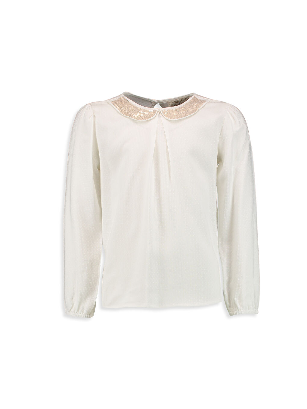 Блузка с длинным рукавом для девочек-1