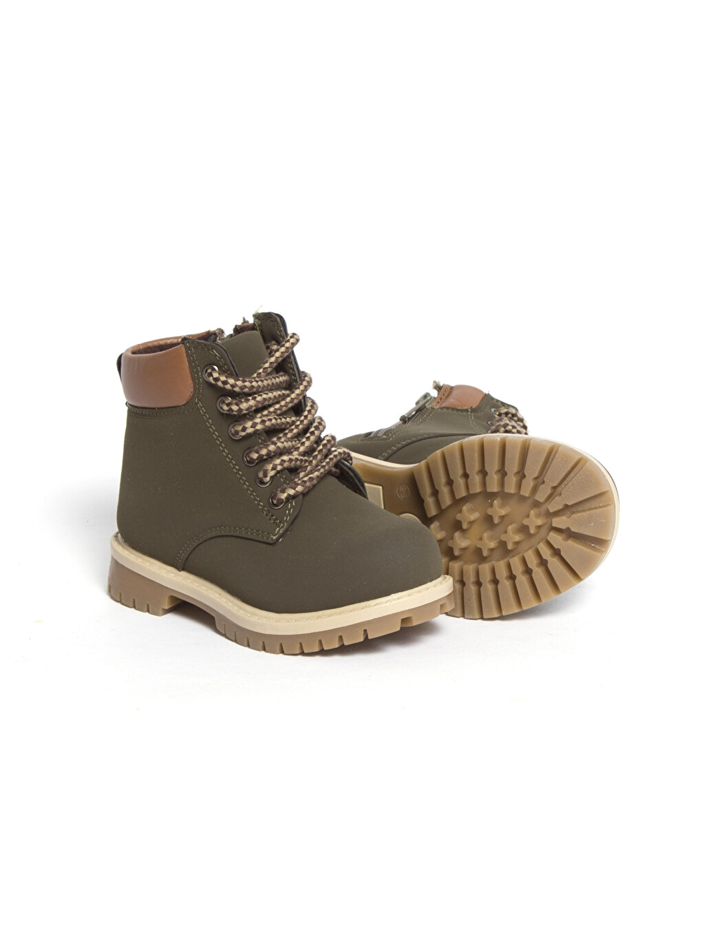 Girl's Lace Up Boots-2
