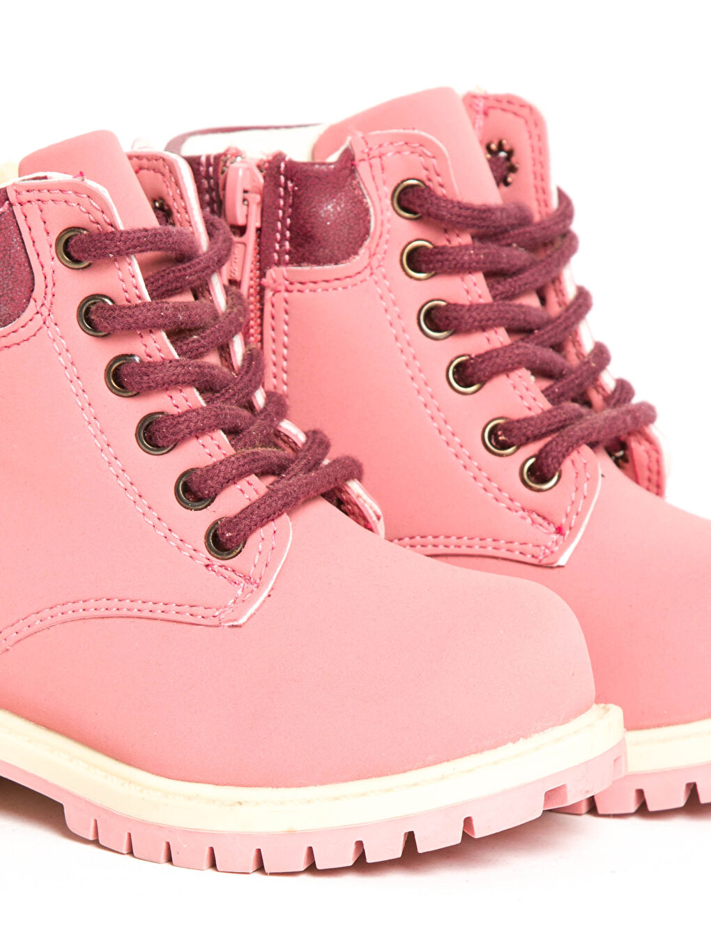 Girl's Lace up Boots-3