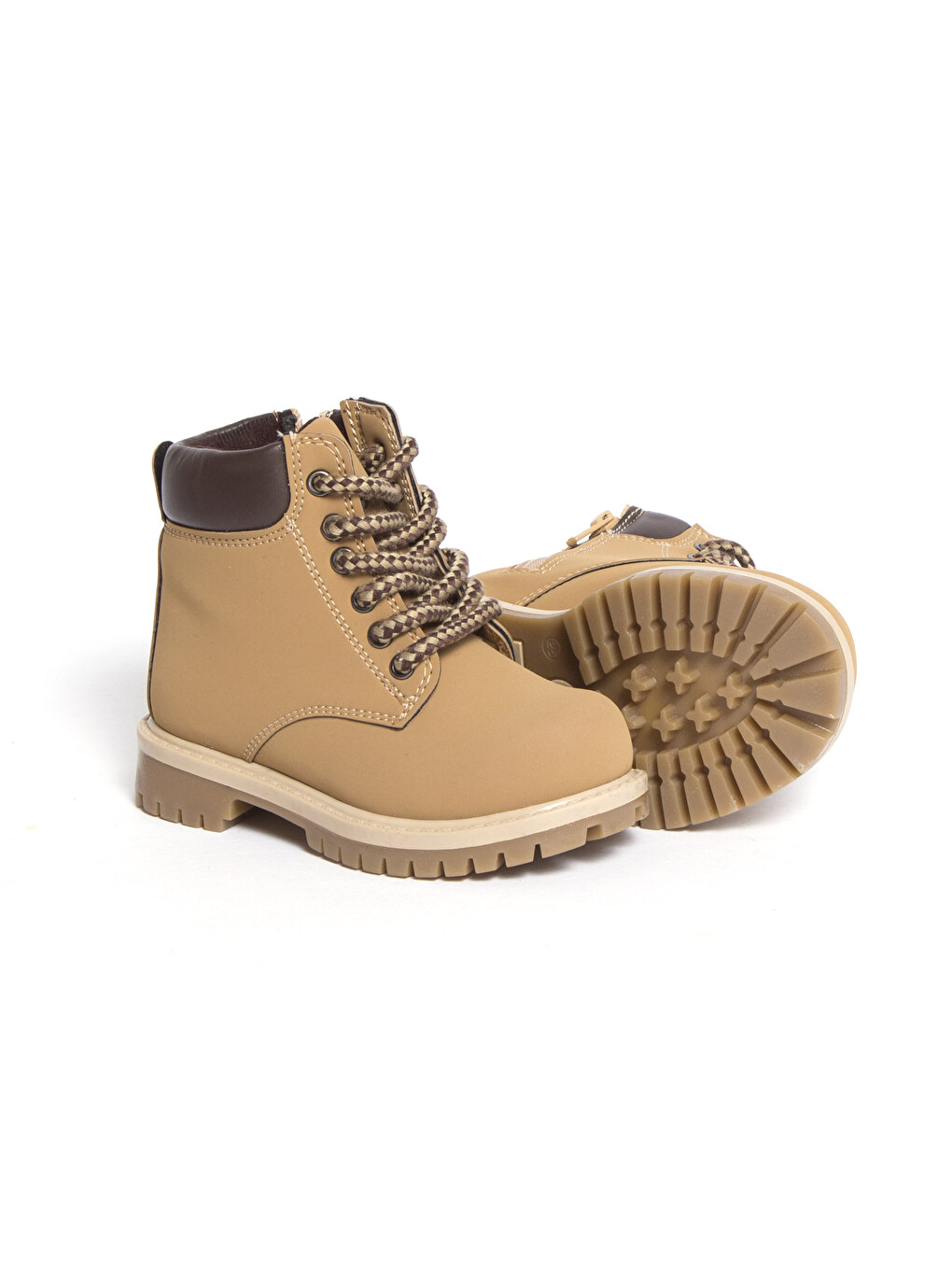 Girl's Lace Up Boots-2