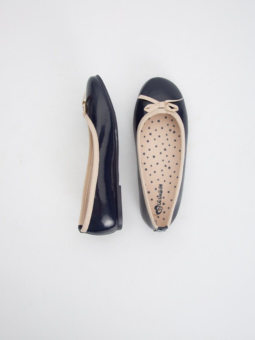 Girl NAVY Ballet Flats-1