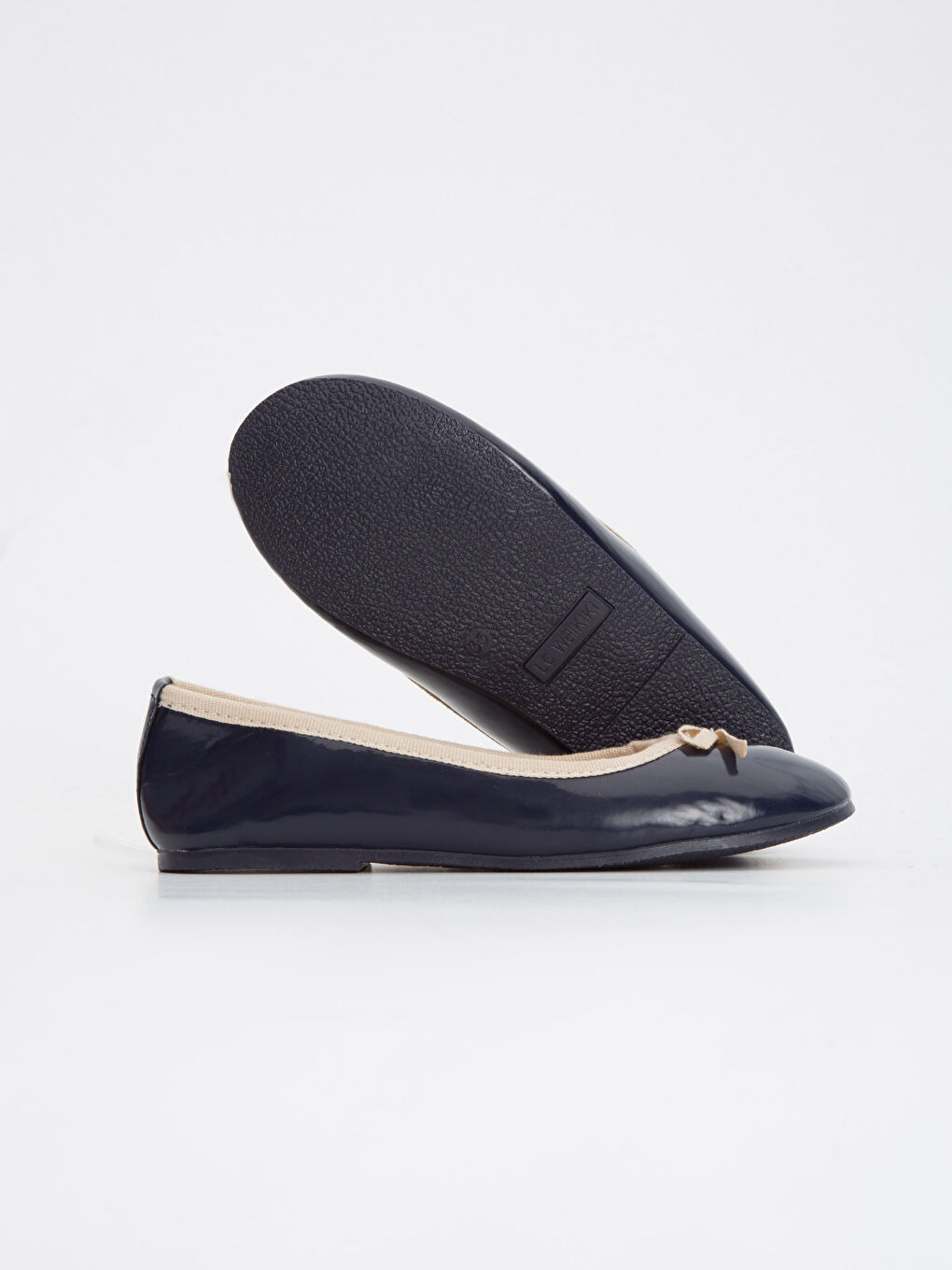 Girl NAVY Ballet Flats-2