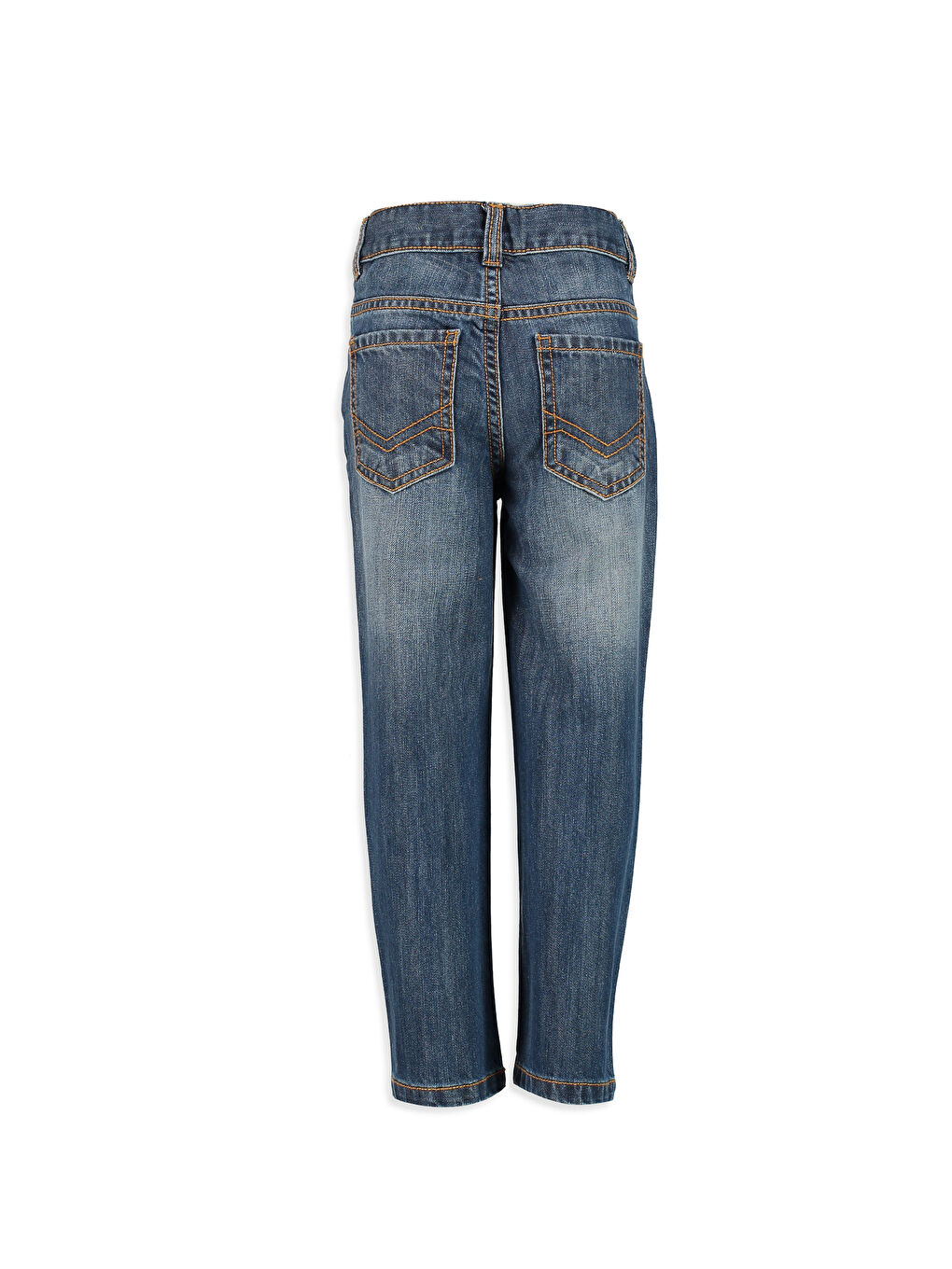 Orta İndigo Rodeo Jean Pantolon-1