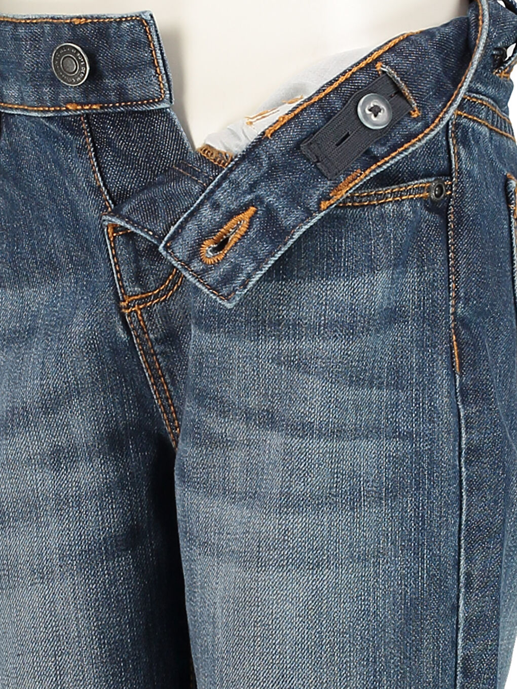 Orta İndigo Rodeo Jean Pantolon-2