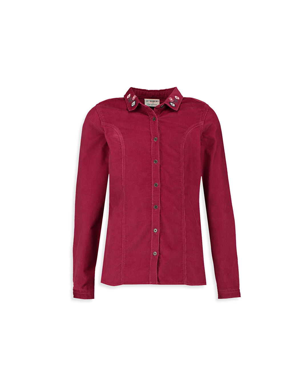 Chemise ROUGE BORDEAUX Fille-1