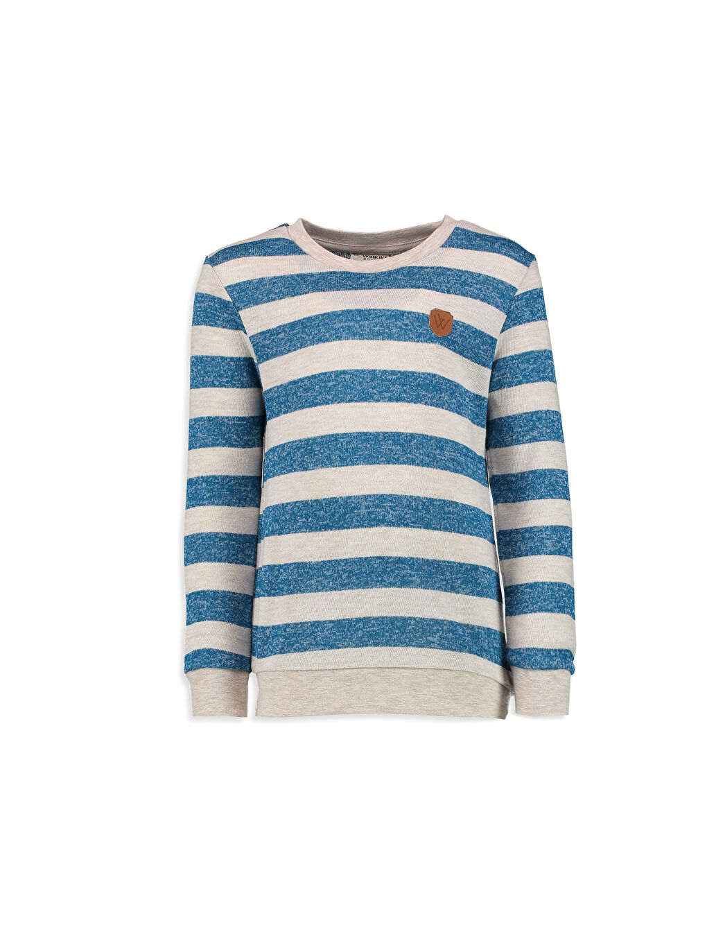 Beyaz-Açık Gri-Altın Tişört