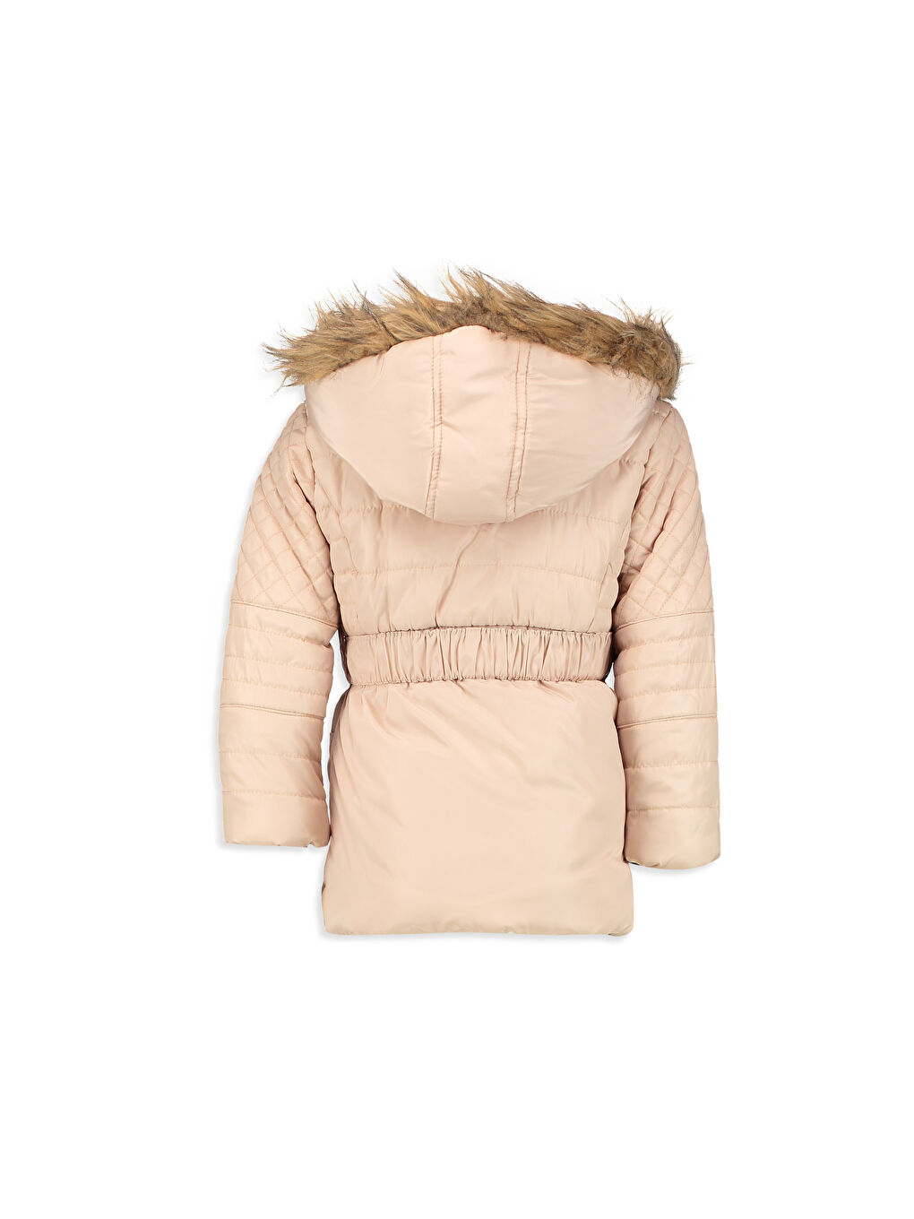 LCW Kids Girl BEIGE Overcoat -7K2804Z4-FNR