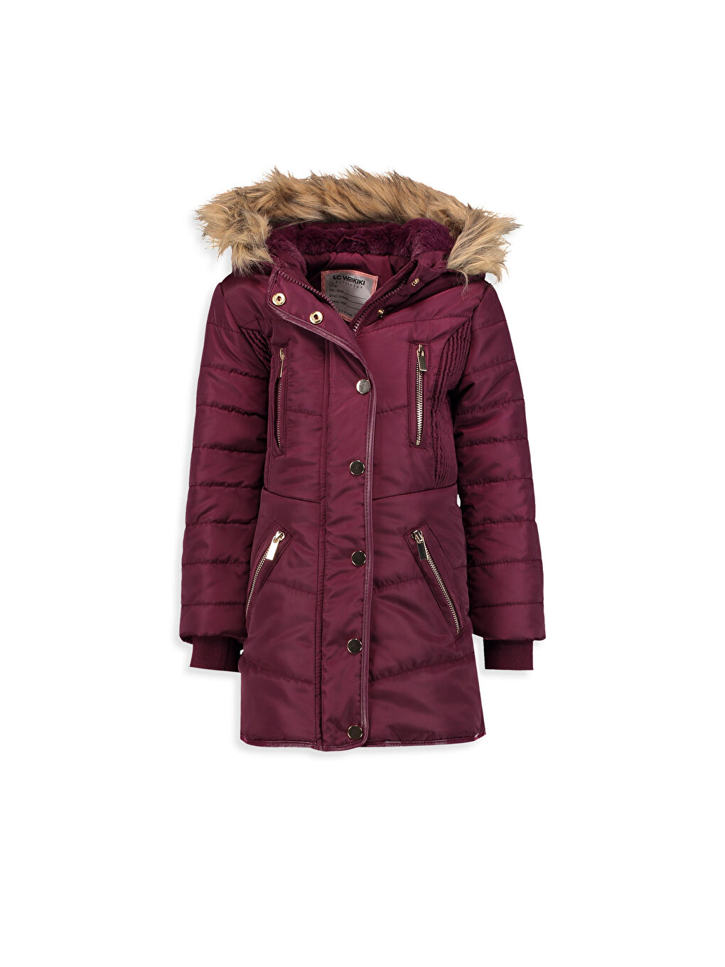 Девочки Бордовый Плащ