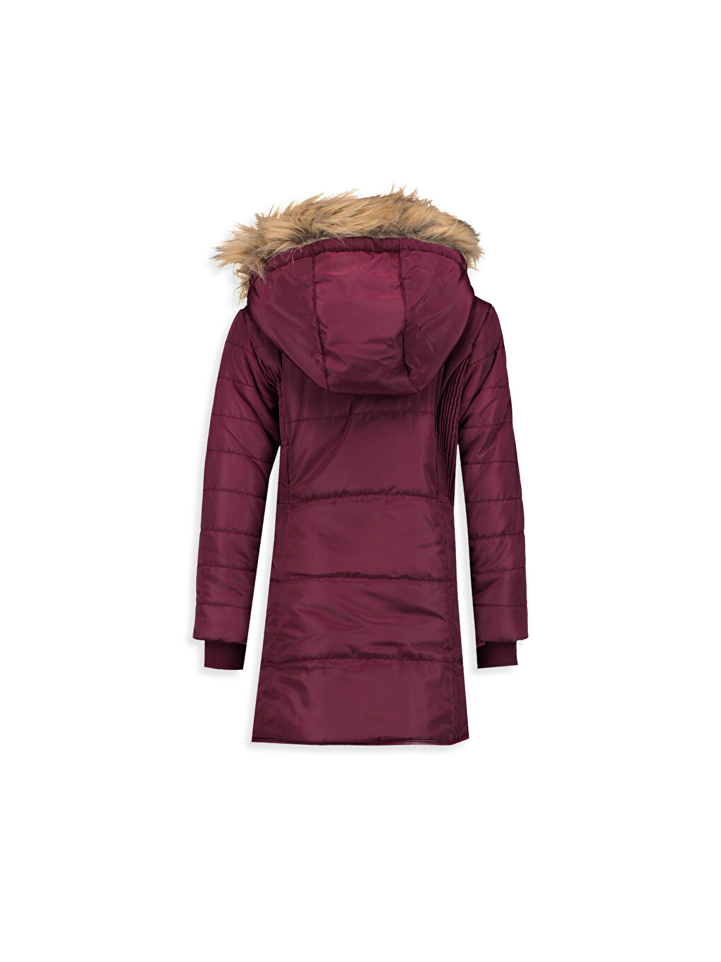 Девочки Бордовый Плащ-1