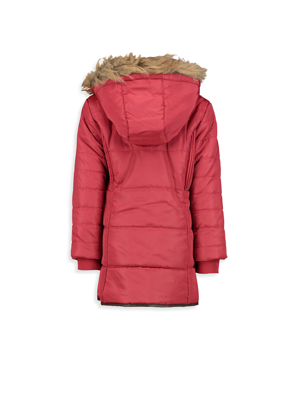 معطف طويل أحمر فتاة-1