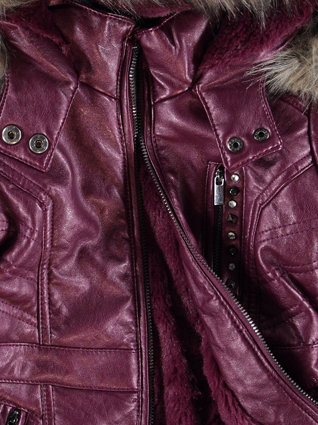 Kaput za devojčice sa kapuljačom i dugim rukavima-3