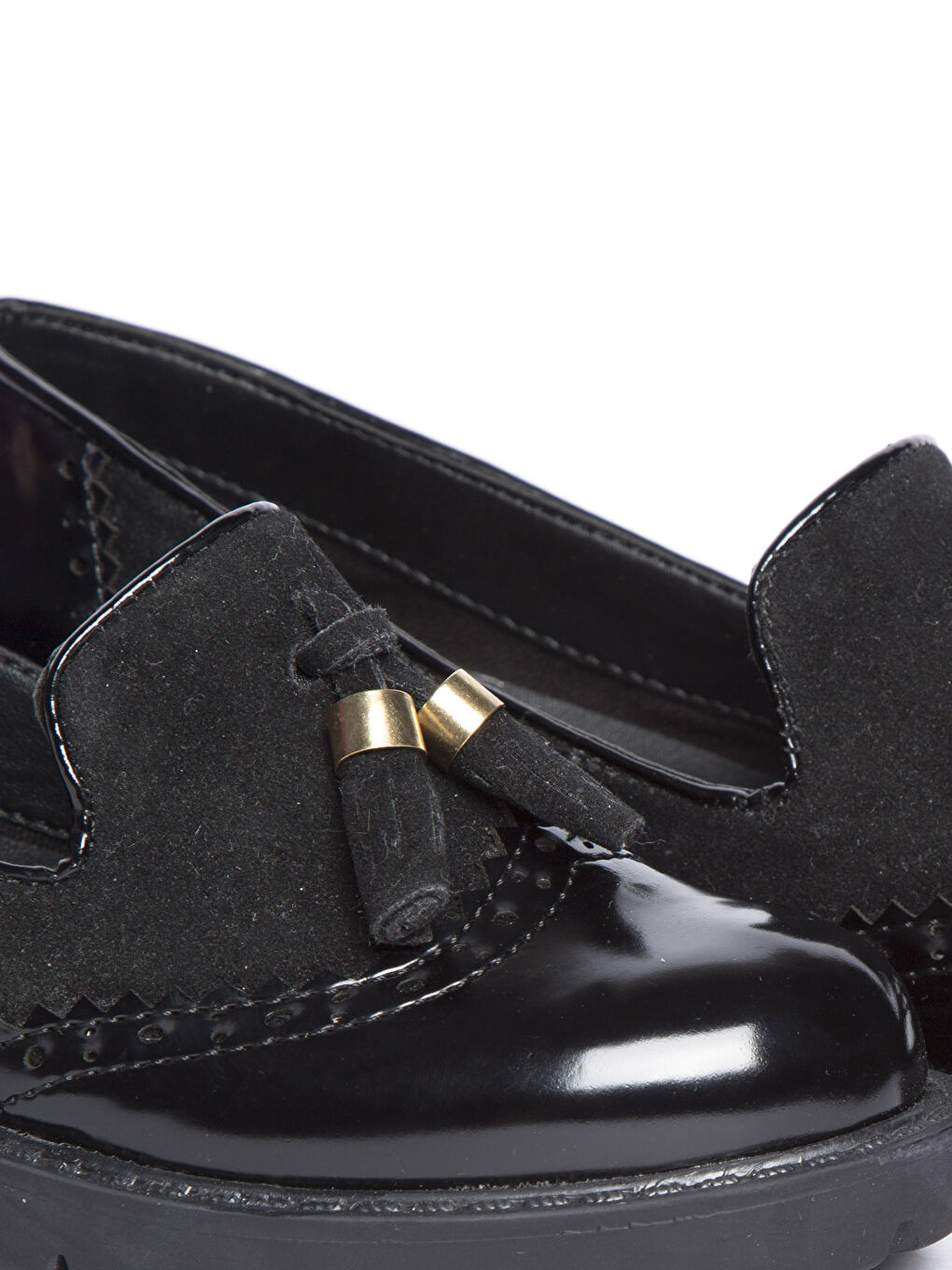 Girl BLACK Suit Shoes-3