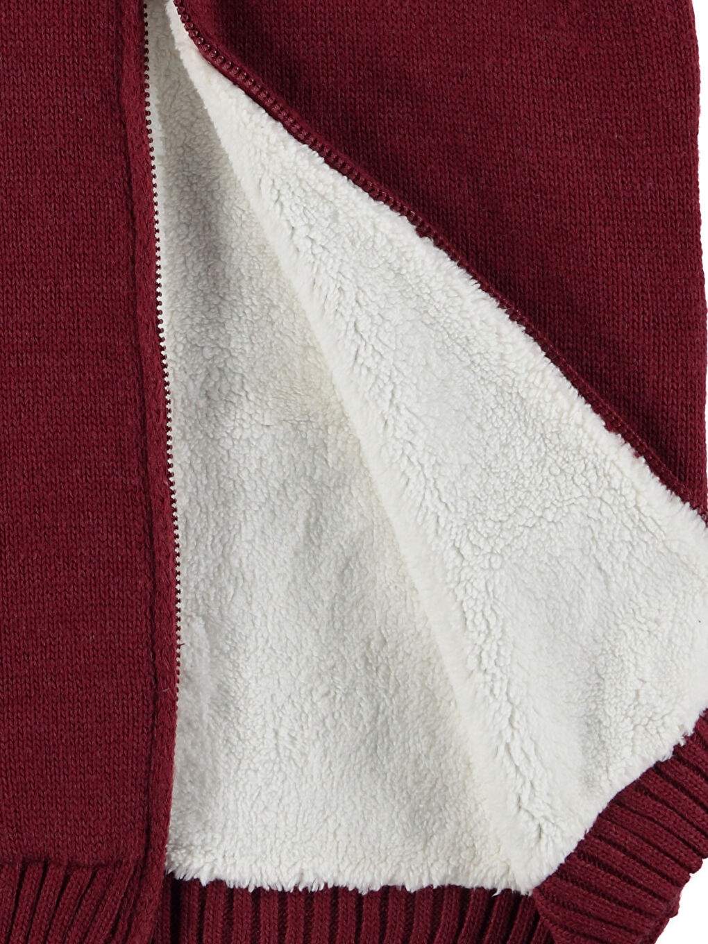 Gilet ROUGE BORDEAUX Garçon-2