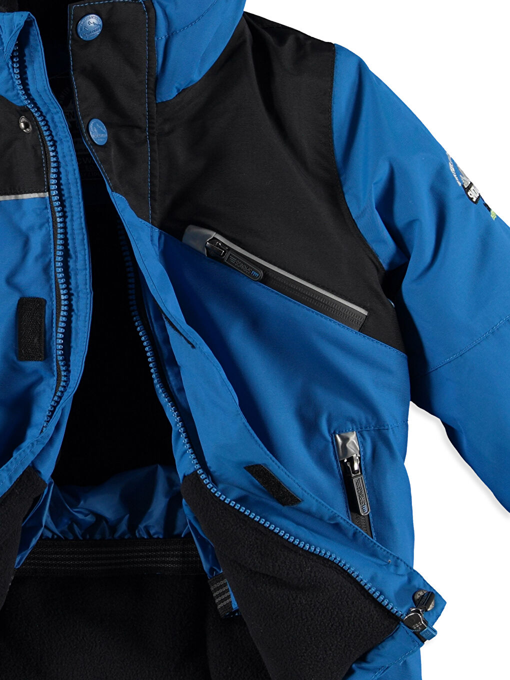 Junge BLAU Steppmantel-3