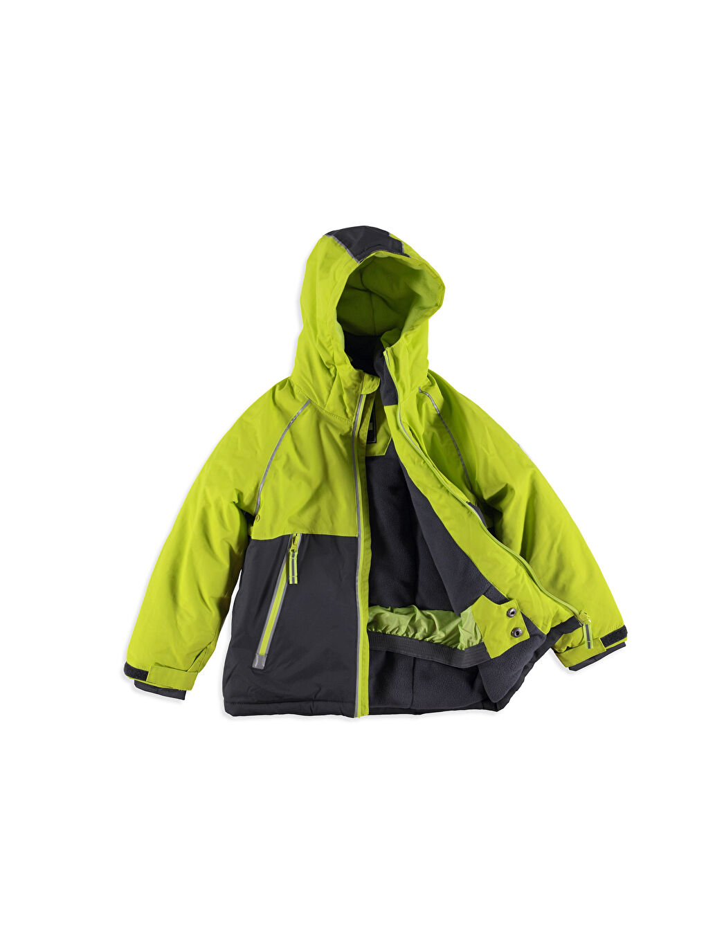 Boy GREEN Puffer Coat-2