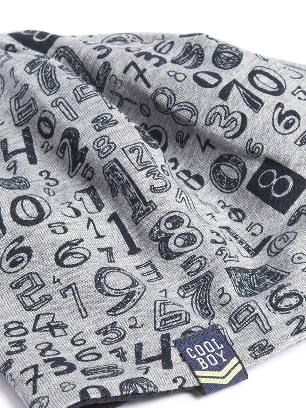 Lacivert Baskılı Bere-4